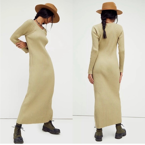 NWOT Free People Walk About Maxi Dress - Picture 1 of 7